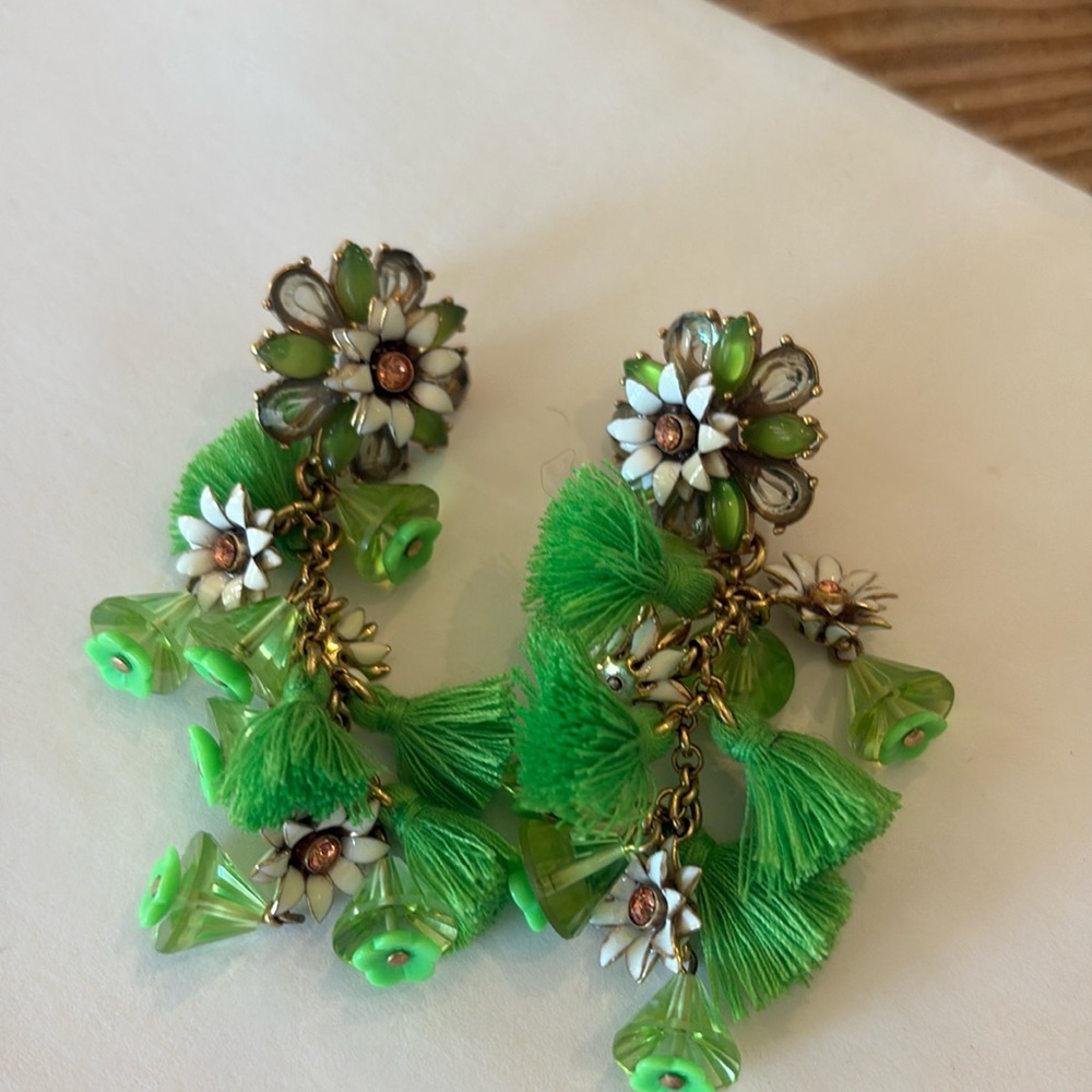J Crew Blossom earrings